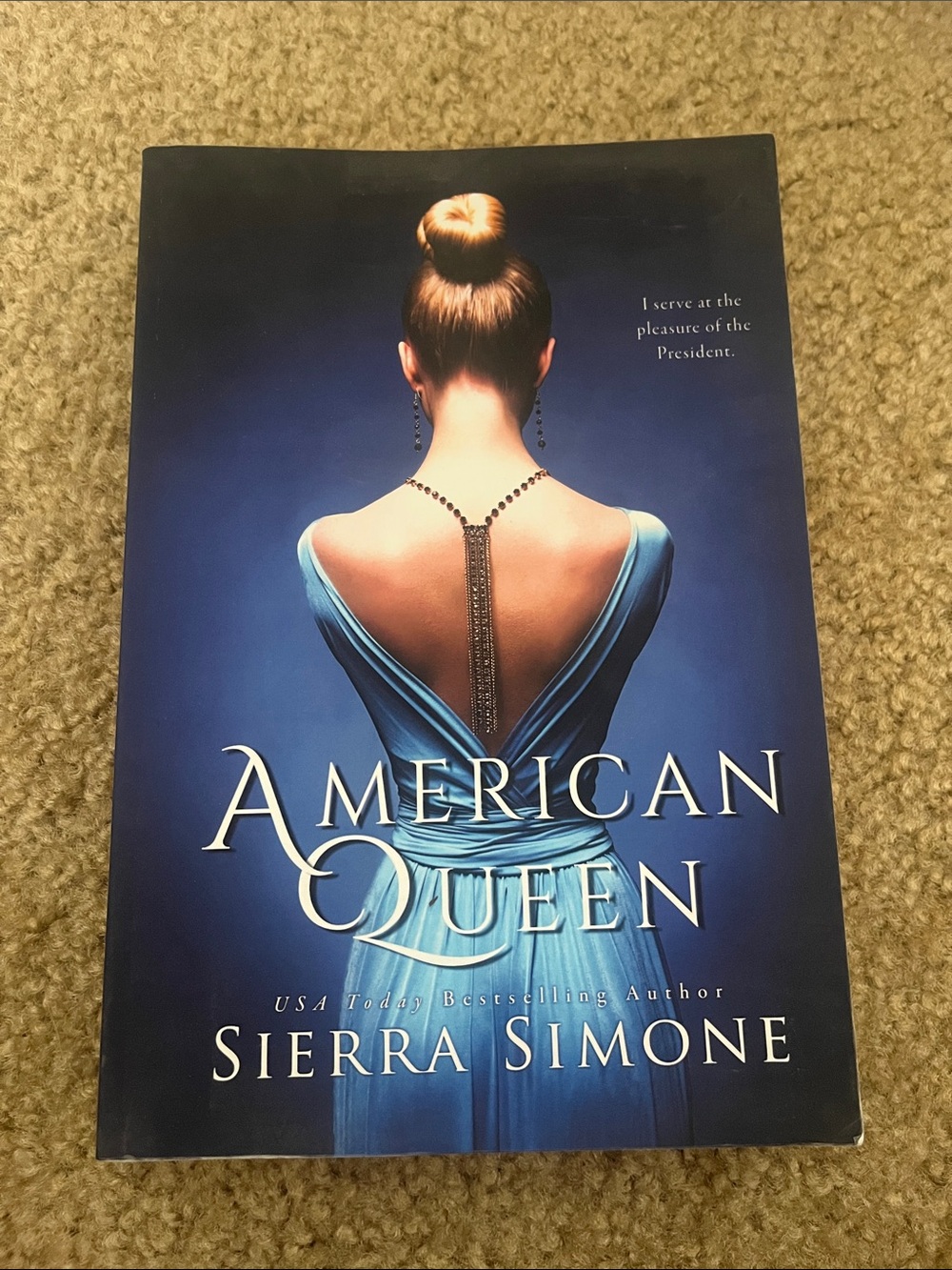 American Queen by Sierra Simone - Blue Cover Paperback